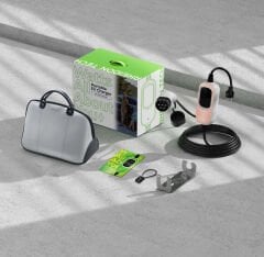 Rheidon 3.6 kW  Taşınabilir Elektrikli Araç Şarj Cihazı | PC100-3K6 (Special Edition Pembe/Rose Gold)