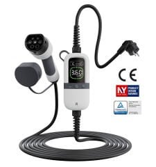 Rheidon 3.6 kW TÜV Sertifikalı Taşınabilir Elektrikli Araç Şarj Cihazı | PC200-3K6