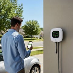 Rheidon EV 7.2kW Elektrikli Araç Şarj Ünitesi | WB500-7.2kW