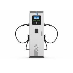 POS Özellikli Zemin Üstü AC Şarj İstasyonu 2×22 kW